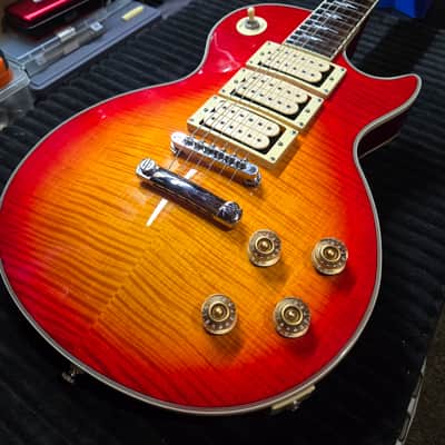 2002 Epiphone Ace Frehley Signature Les Paul 1997 - 2006 - Heritage Cherry Sunburst image 4