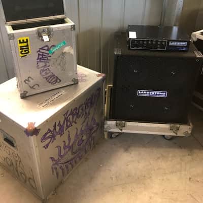 Lab Systems VP400 w/ EV4x10 Cabinet & Road Cases owned by Chris Joannou of Silverchair image 1