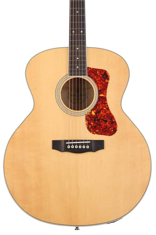 Guild F-250E Deluxe Jumbo Acoustic-Electric Guitar - Blonde image 1