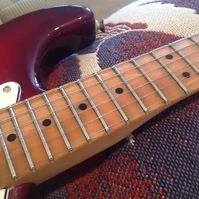 Stratocaster Partscaster w/ Slight Olive Tinged Patina Hand Rubbed Maple Neck image 4