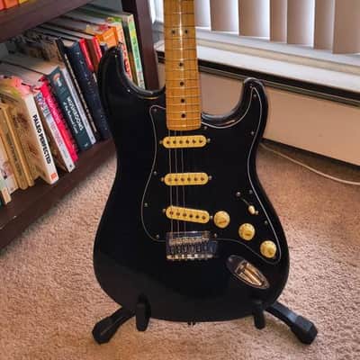 Fender LTD PLAYER STRAT MN BLACK image 2