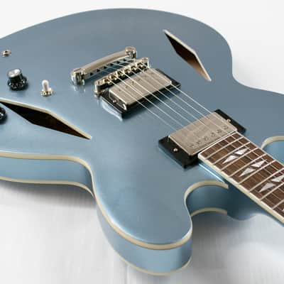 Epiphone Dave Grohl DG-335 Semi-hollowbody Electric Guitar (Demo) - Pelham Blue image 4