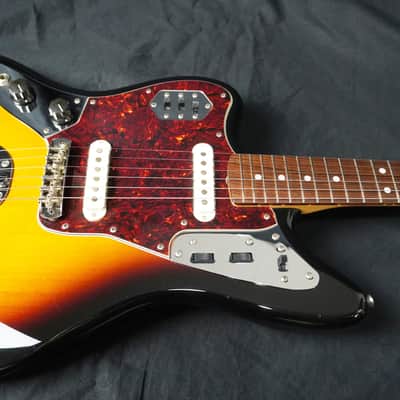 Fender MIJ FSR Traditional '60s Jaguar Left-Handed - 3-Color Sunburst (Rare 75th Anniversary Edition) image 8