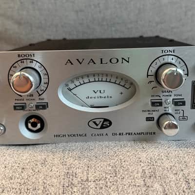 Avalon V5 - High voltage pure class A, multi purpose instrument, line and mic preamp image 2