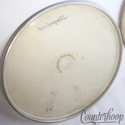 Slingerland 22" Bass Drum Head 60s-70s Niles White Coated Batter Ink Script Logo image 3