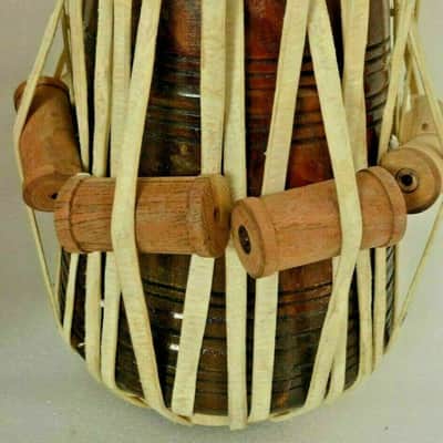 Naad Folk Musical Percussion Instrument 3D Printed Brass Tabla Drums Set With Bag 2021 Polished image 7