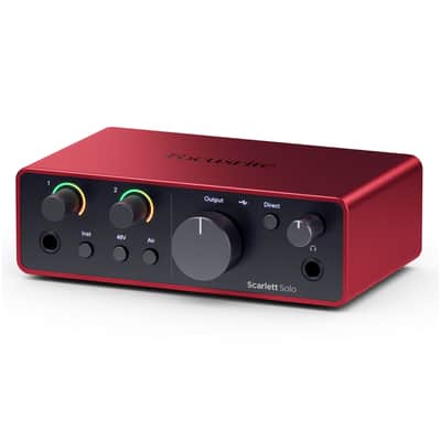 Focusrite Scarlett Solo Studio 4th Gen with CM25 MKIII & SH-450 - USB Interface image 6