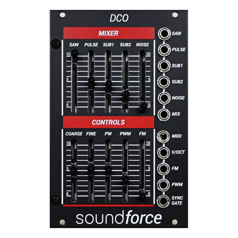 SoundForce DCO Eurorack Oscillator Module MkII - Black image 1