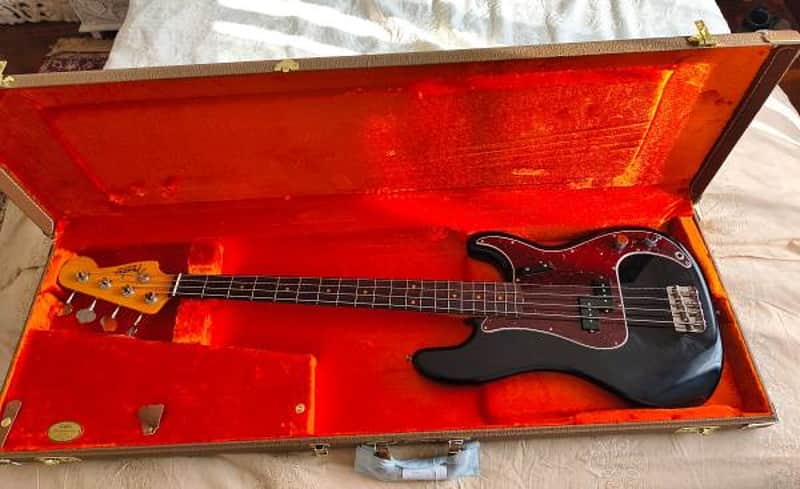 Fender American Vintage II 1960 Precision Bass S SRW BlackBass image 1