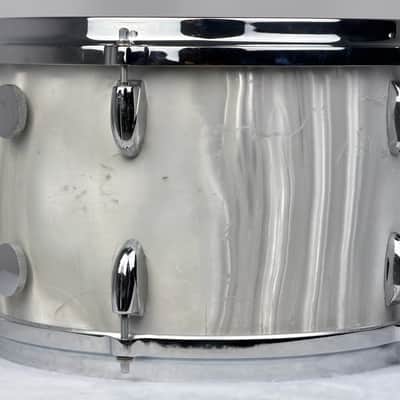 Gretsch 18/12/12/14/5.5x14" 60's Round Badge Bop Drum Set - White Satin Flame image 22