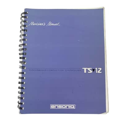 Ensoniq TS-12 Musician's Manual