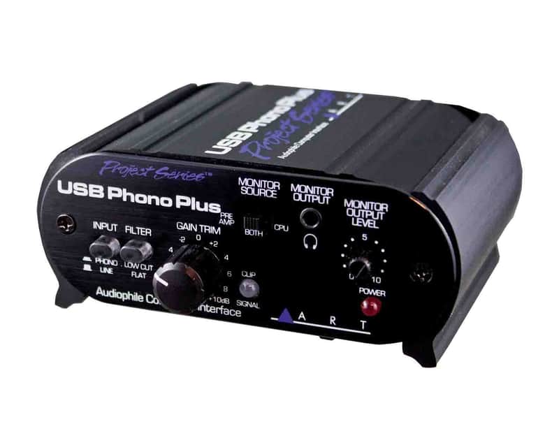 ART USB Phono Plus Project Series Audiophile Computer Interface image 1