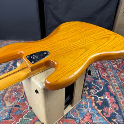 Fender USA Jazz Bass Ash Nitro Refinish DiMarzio PAF Pickups Hard Case - 1979 image 17