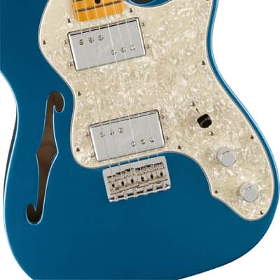 Fender American Vintage II 1972 Telecaster Electric Guitar Thinline Maple Fingerboard, Lake Placid Blue image 12