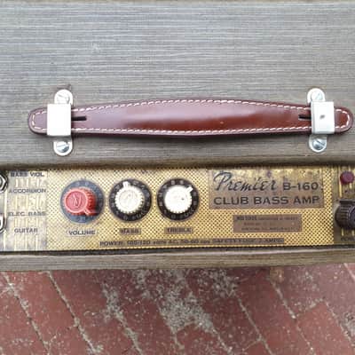 Premier B-160 Club Bass Amp 1960s 1x12 Combo image 6
