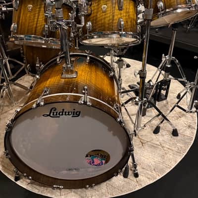 6pc Ludwig Legacy Exotic Maple - Black Limba image 3