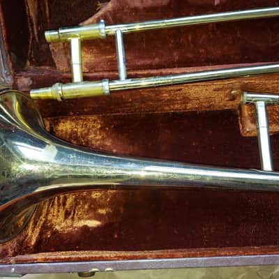 Olds Ambassador Trombone, USA, Brass with Case and Mouthpiece image 12