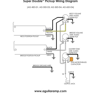 Aguilar AG 5SD-D4 Super Double 5-String Noiseless Soap Bar Bass Pickups -P4 Size image 4