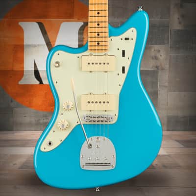 Fender American Professional II Jazzmaster Left-Hand - Maple Fingerboard, Miami Blue image 1