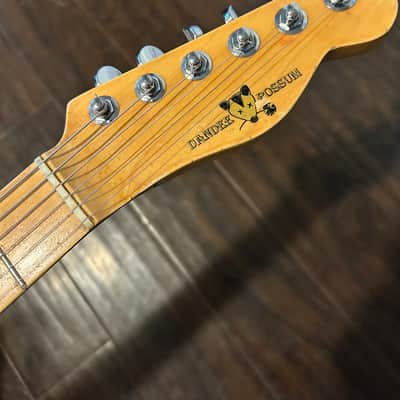 Dandee Possum "Texas Master" Guitar - Circa 2015, Road Worn Olympic White image 3