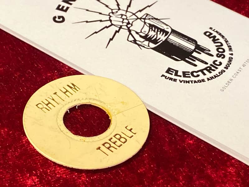 General Vintage Tone  Vintage Gibson 1959 - 1960 Les Paul  Rhythm / Treble Switch ring póker chip image 1