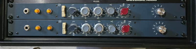 Neve 1089 Mic Pre/EQ Pair – Rack Mounted w/ PSU – Vintage Class-A Magic (like 1073) image 1