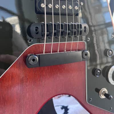 Gibson Flying V Crescent Moon 2002 - Worn Cherry image 19