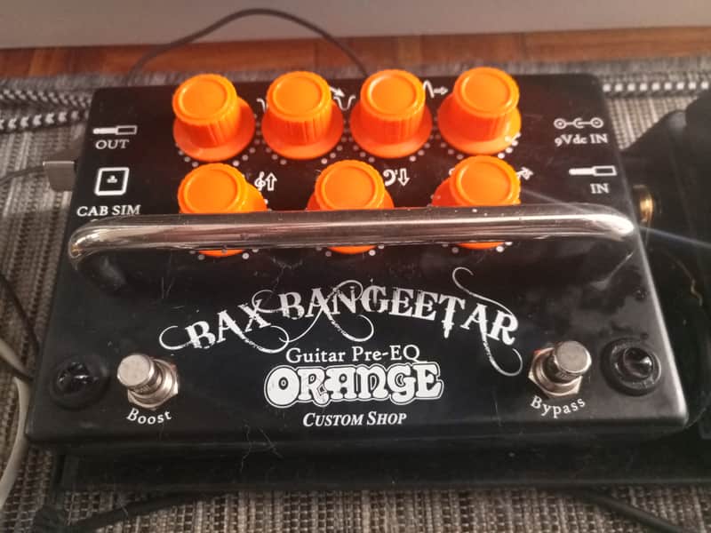 Immagine Orange Bax Bangeetar Guitar Preamp and Distortion Pedal 2010s Black - 1