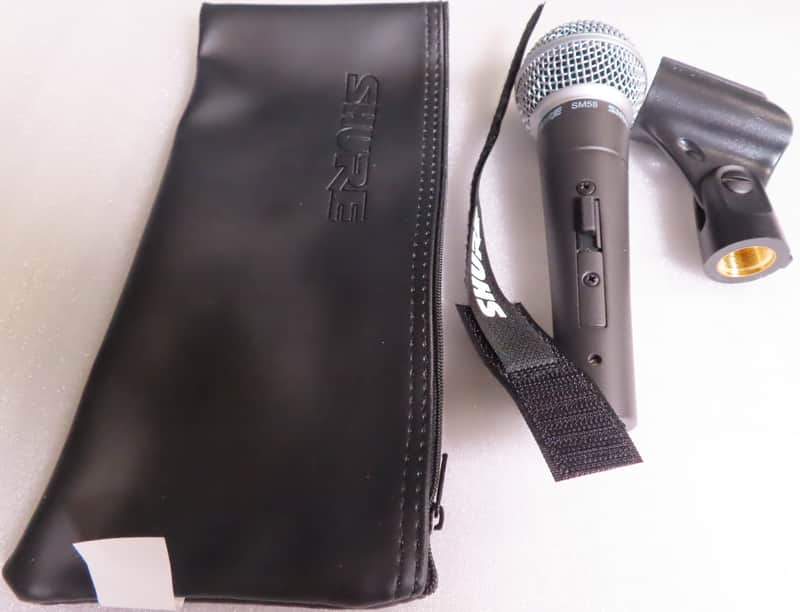 Shure SM58S Dynamic Vocal Microphone (with Switch) - Open Box image 1