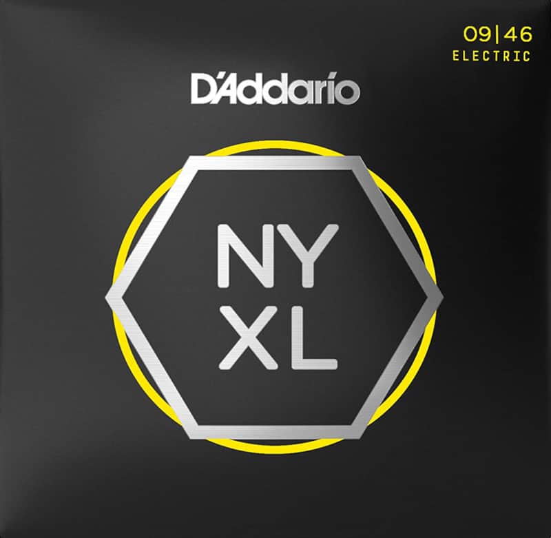 D'Addario NYXL0946 Nickel Wound Electric Strings, SuperLight Top/Reg Bottom 9-46 image 1