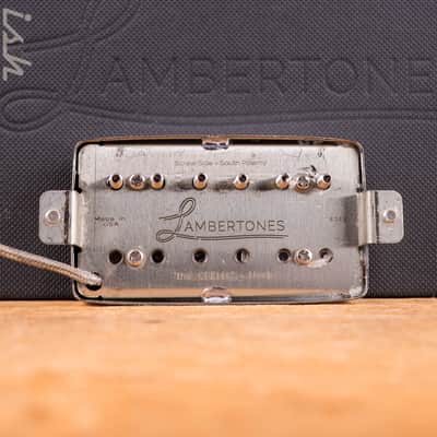 Lambertones "The Crema" Humbucker 2 Wire Set-Brushed Nickel image 4