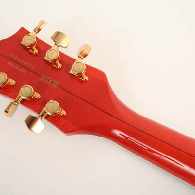 Gretsch Nashville Hollow Body with String-Thru Bigsby and Gold Hardware Ebony Fingerboard Orange Stain image 6