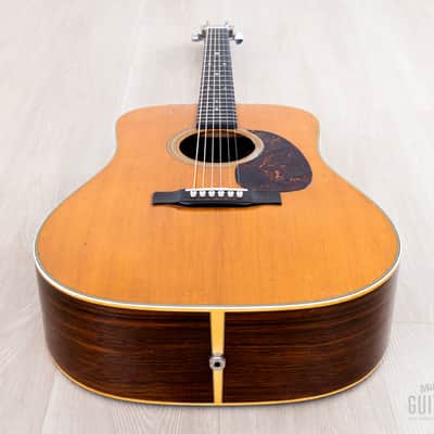 1968 Martin D-28 Vintage Dreadnought Acoustic Guitar, Brazilian Rosewood w/ Case image 13