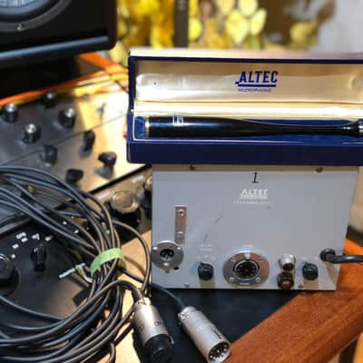 Altec M11 Coke Bottle Tube Microphone System -w/ 150A Base-21 Omni Capsule -518A Power Sup image 13