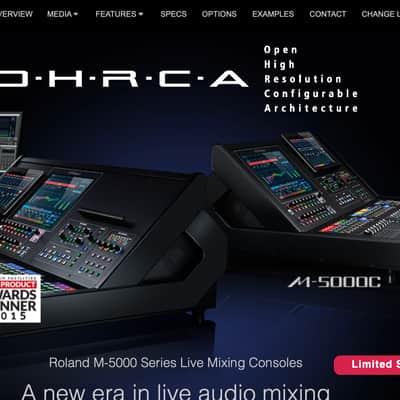 Roland M-5000 Massive Digital Mixer Package w/ Dante image 3