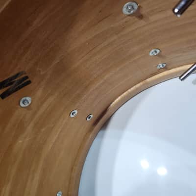 Slingerland 14"x22" Bass Drum - 1970's - 3-Ply - Natural Maple Finish image 9