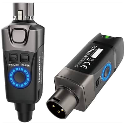 Xvive U3 Digital Plug On Wireless Microphone System, Black image 1