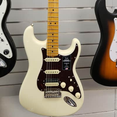 Open Box Fender American Professional II Stratocaster HSS - Olympic White (includes case) image 1