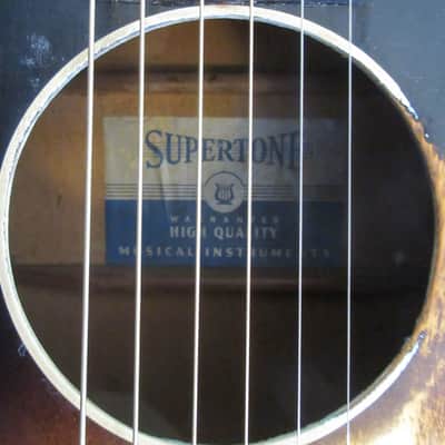 Supertone Round-Hole Archtop 1936 image 24