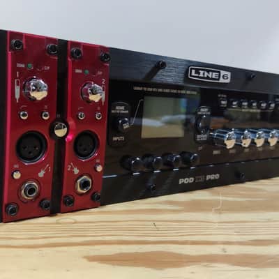 Line 6 POD x3 Pro Rackmount Multi-Effect and Amp Modeler 2010s - Black / Red image 3