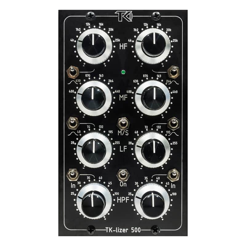 TK Audio TK-Lizer 500 Dual-Mono 500 Series Baxandall EQ Module with Mid/Side Processing image 1