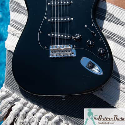 Fender Japan Limited Edition J-Craft ST62-ALLBK - '62 Stratocaster Reissue All Black w Matching HS - DEMO Video - Pro Set Up w Perfect Frets/Action/Intonation! image 7