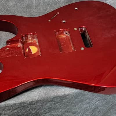 Hot Red Metalflake 2007 Ibanez RG120 Guitar Body! image 2
