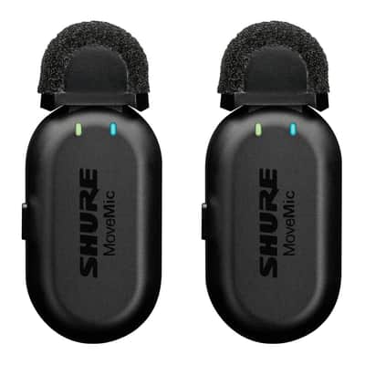 Shure MoveMic Two Channel Wireless Lavalier Microphone Receiver Kit, Z7 image 3