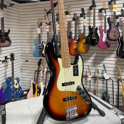 Fender Player Plus Active Jazz Bass - 3-Tone Sunburst w/Pau Ferro Fretboard + Gig Bag & PLEK*D #475 image 4