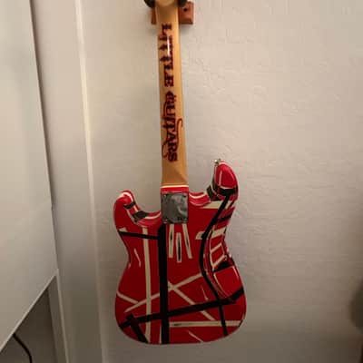 Used Custom Painted and Upgraded (Aged and Relic'ed) Fender Squier Mini Strat With Matching Pickguard/Headstock image 3