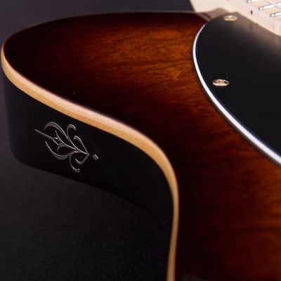 Michael Kelly Guitars Ele Gtr Custom Collection 50 Burl Burst S/s Mplfb,  MK50CBBMRN image 7