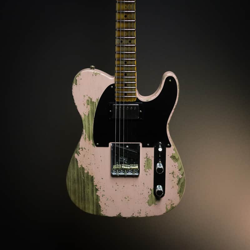 Fender Fender Custom Shop 1951 HS Telecaster - Super Heavy Relic Shell Pink 2024 - Super Heavy Relic Shell Pink image 1