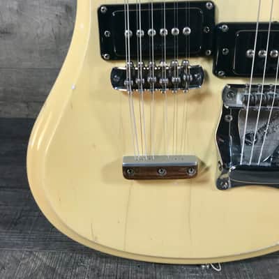 Mosrite Joe Maphis Mark XVIIII Double Neck 1968 White image 3