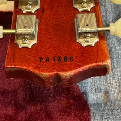 Gibson Gibson Custom Shop 60th Anniversary '59 Les Paul Washed Cherry Tom Murphy Painted and Aged - Washed Cherry Tom Murphy Painted and Aged image 16